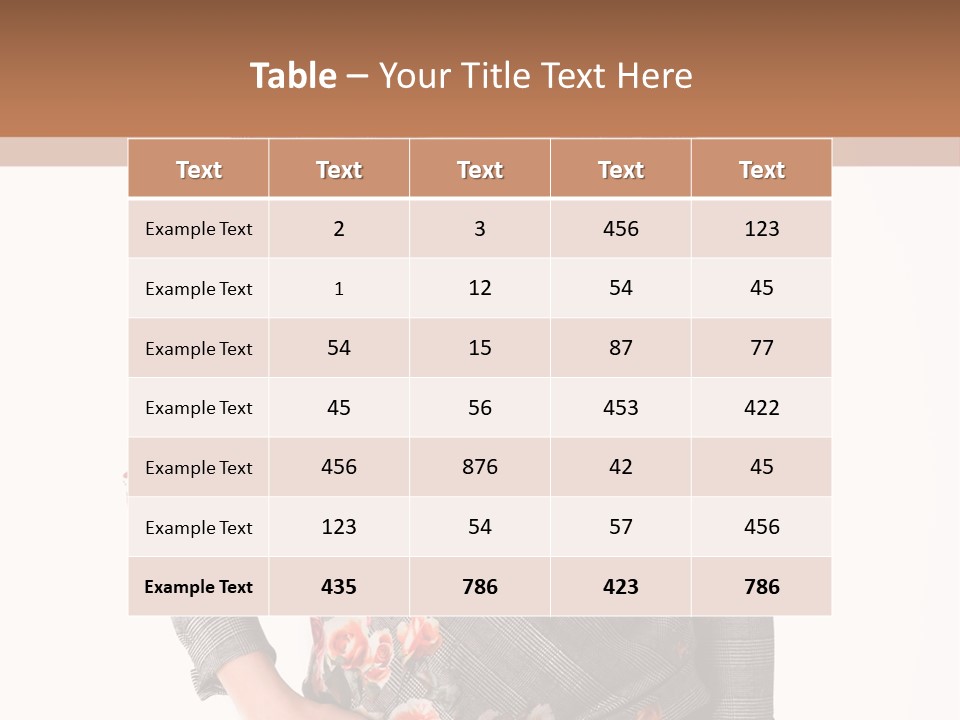 A Woman Standing In Front Of A Wall With Her Hands On Her Hips PowerPoint Template