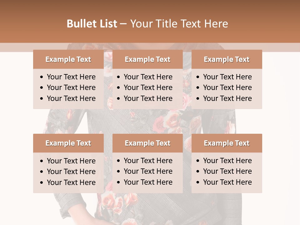 A Woman Standing In Front Of A Wall With Her Hands On Her Hips PowerPoint Template