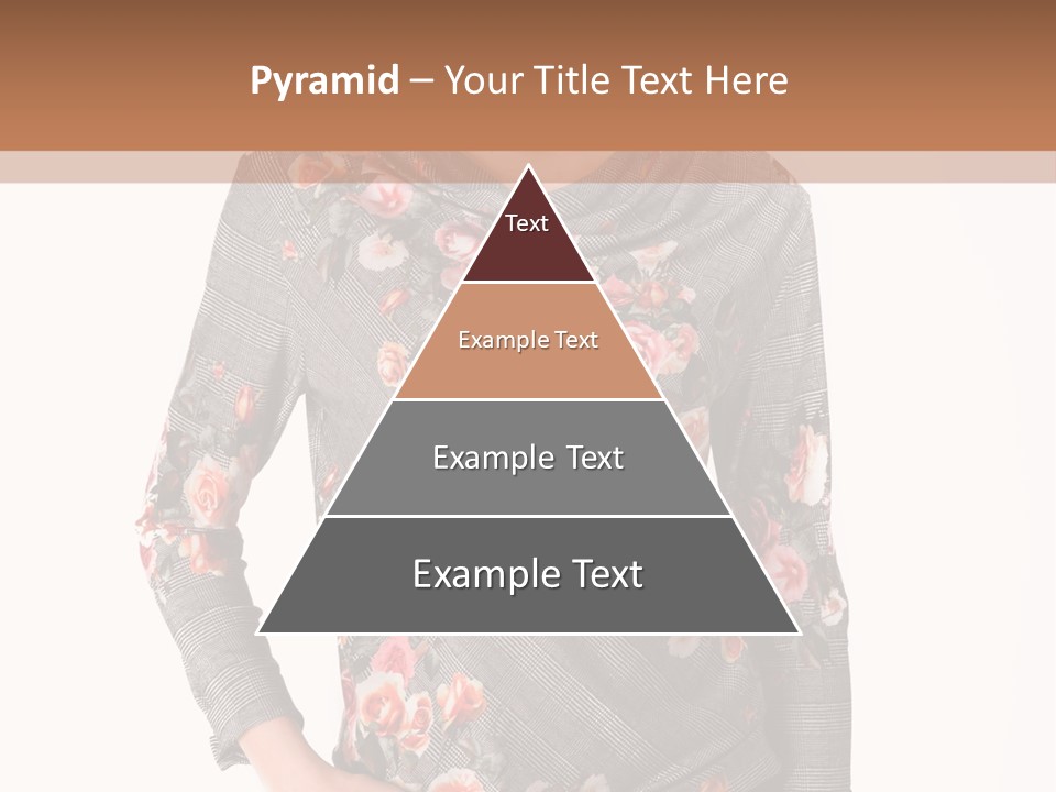 A Woman Standing In Front Of A Wall With Her Hands On Her Hips PowerPoint Template