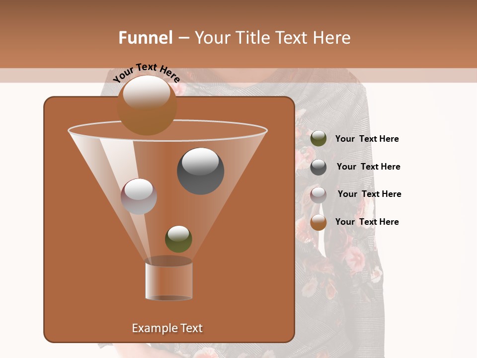 A Woman Standing In Front Of A Wall With Her Hands On Her Hips PowerPoint Template