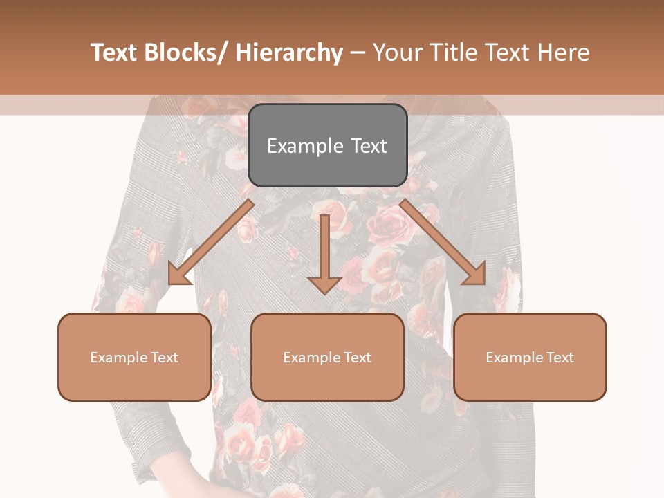 A Woman Standing In Front Of A Wall With Her Hands On Her Hips PowerPoint Template