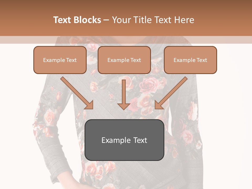 A Woman Standing In Front Of A Wall With Her Hands On Her Hips PowerPoint Template