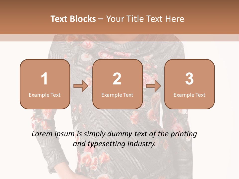 A Woman Standing In Front Of A Wall With Her Hands On Her Hips PowerPoint Template