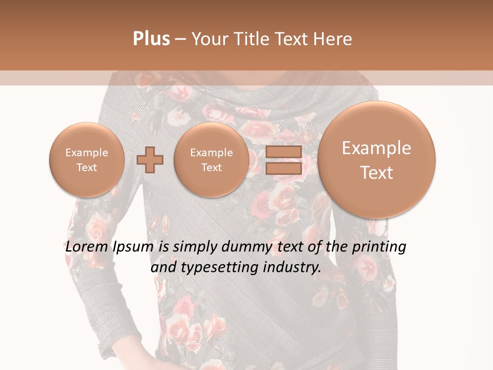 A Woman Standing In Front Of A Wall With Her Hands On Her Hips PowerPoint Template