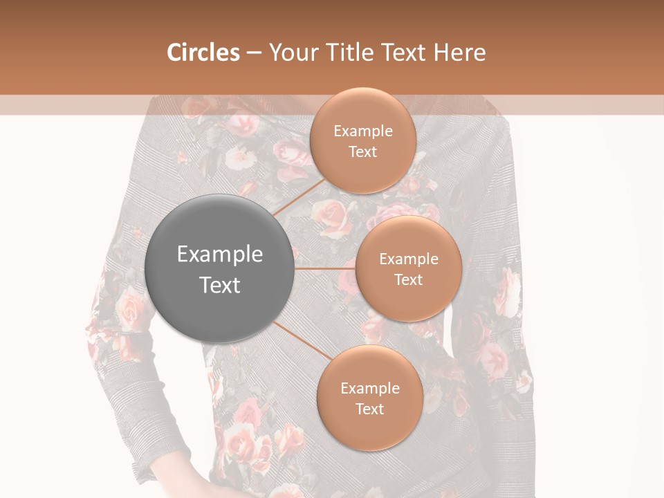 A Woman Standing In Front Of A Wall With Her Hands On Her Hips PowerPoint Template