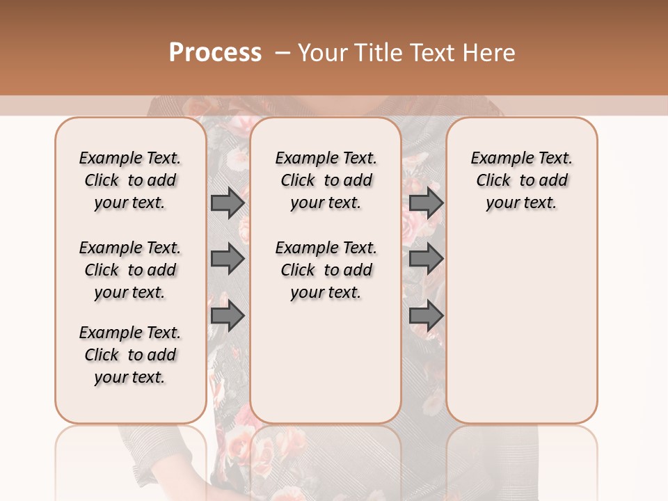 A Woman Standing In Front Of A Wall With Her Hands On Her Hips PowerPoint Template