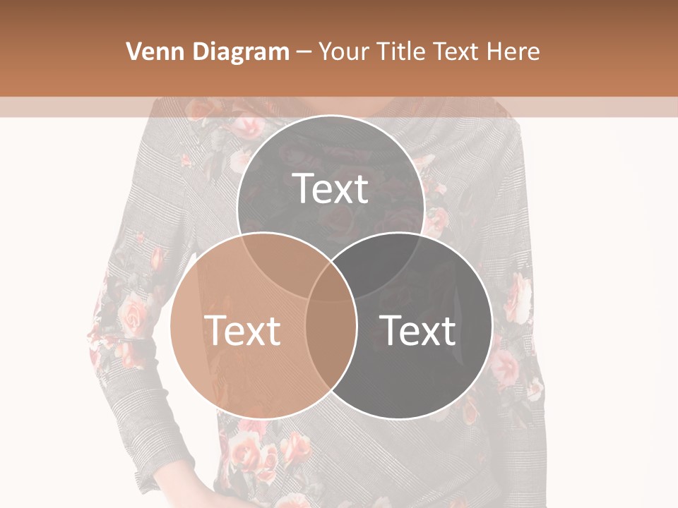 A Woman Standing In Front Of A Wall With Her Hands On Her Hips PowerPoint Template