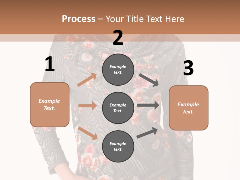 A Woman Standing In Front Of A Wall With Her Hands On Her Hips PowerPoint Template