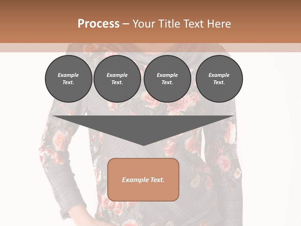 A Woman Standing In Front Of A Wall With Her Hands On Her Hips PowerPoint Template