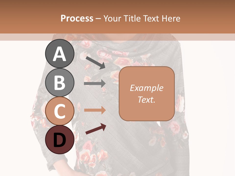 A Woman Standing In Front Of A Wall With Her Hands On Her Hips PowerPoint Template