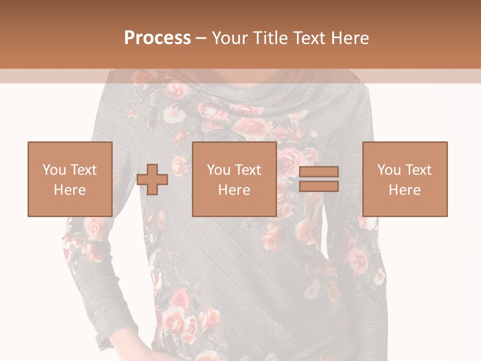 A Woman Standing In Front Of A Wall With Her Hands On Her Hips PowerPoint Template