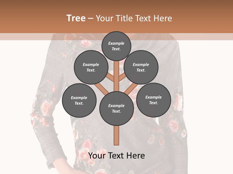 A Woman Standing In Front Of A Wall With Her Hands On Her Hips PowerPoint Template