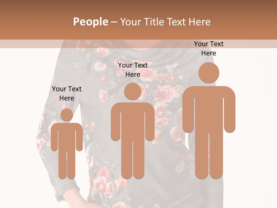 A Woman Standing In Front Of A Wall With Her Hands On Her Hips PowerPoint Template