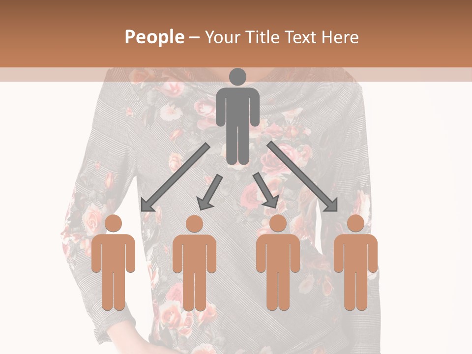 A Woman Standing In Front Of A Wall With Her Hands On Her Hips PowerPoint Template