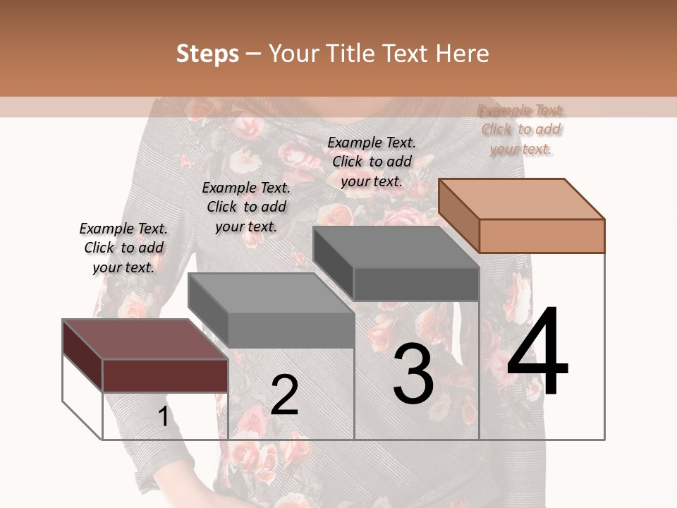 A Woman Standing In Front Of A Wall With Her Hands On Her Hips PowerPoint Template