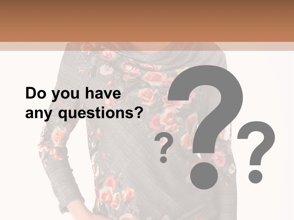 A Woman Standing In Front Of A Wall With Her Hands On Her Hips PowerPoint Template