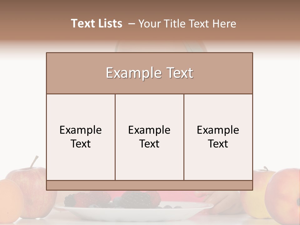 A Little Girl Sitting At A Table Eating Food PowerPoint Template