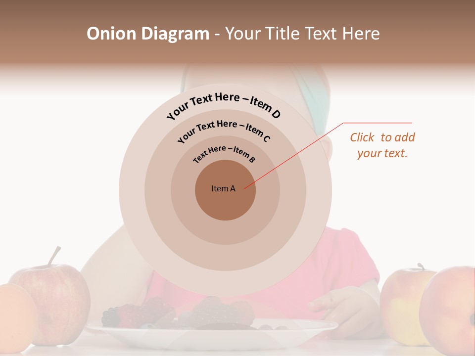 A Little Girl Sitting At A Table Eating Food PowerPoint Template