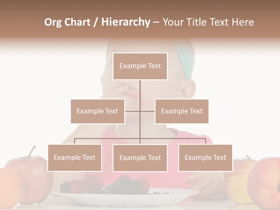 A Little Girl Sitting At A Table Eating Food PowerPoint Template