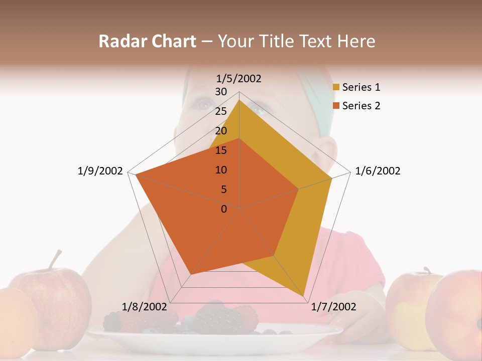 A Little Girl Sitting At A Table Eating Food PowerPoint Template