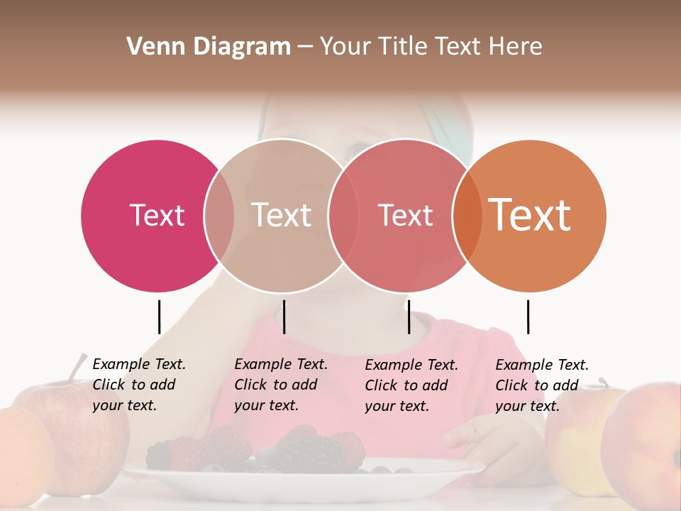 A Little Girl Sitting At A Table Eating Food PowerPoint Template