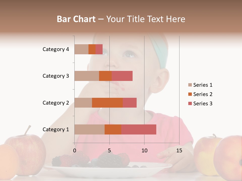 A Little Girl Sitting At A Table Eating Food PowerPoint Template