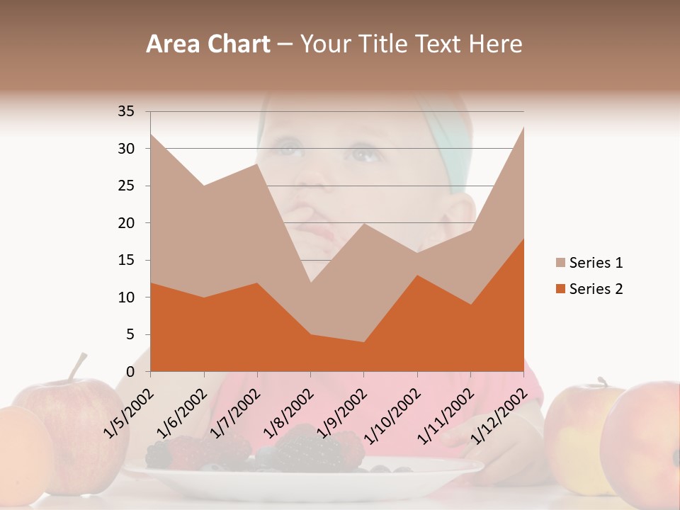 A Little Girl Sitting At A Table Eating Food PowerPoint Template