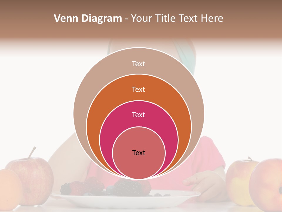 A Little Girl Sitting At A Table Eating Food PowerPoint Template