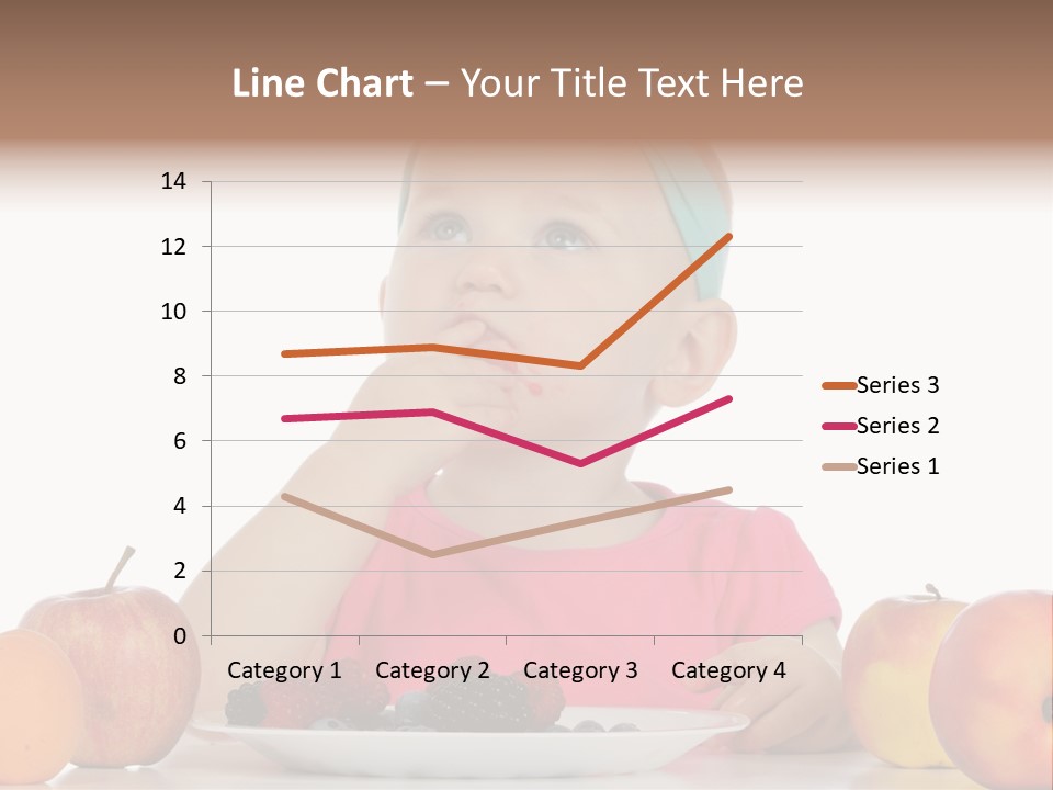 A Little Girl Sitting At A Table Eating Food PowerPoint Template