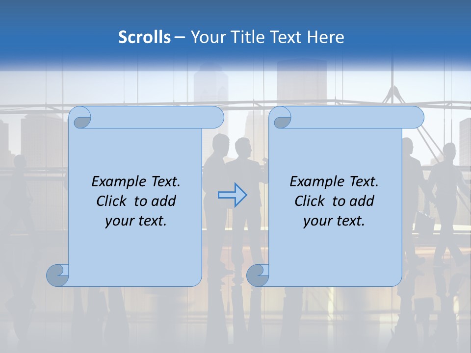 A Group Of People Standing In Front Of A Window PowerPoint Template