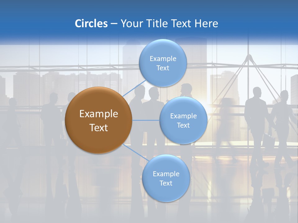 A Group Of People Standing In Front Of A Window PowerPoint Template