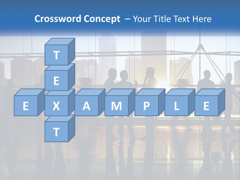 A Group Of People Standing In Front Of A Window PowerPoint Template