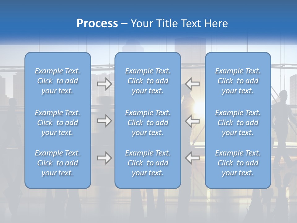 A Group Of People Standing In Front Of A Window PowerPoint Template