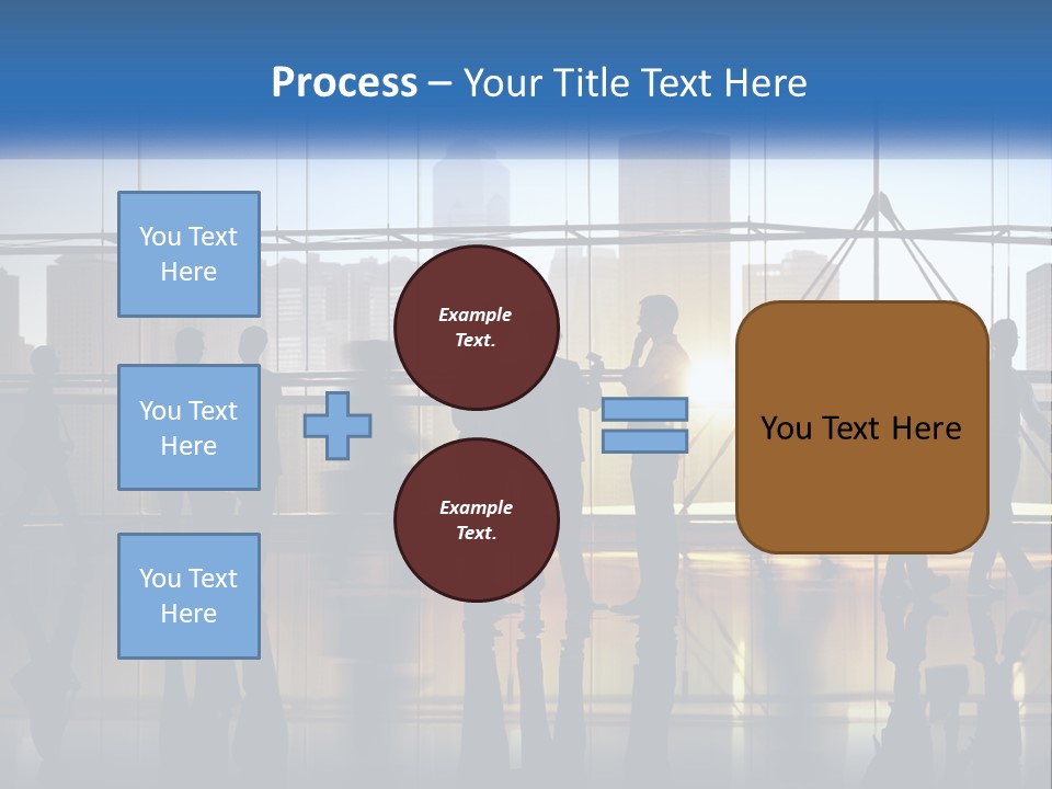 A Group Of People Standing In Front Of A Window PowerPoint Template