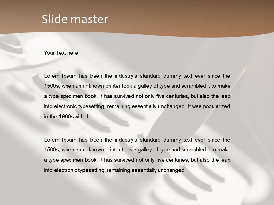 A Person Pushing A Button On A Telephone PowerPoint Template