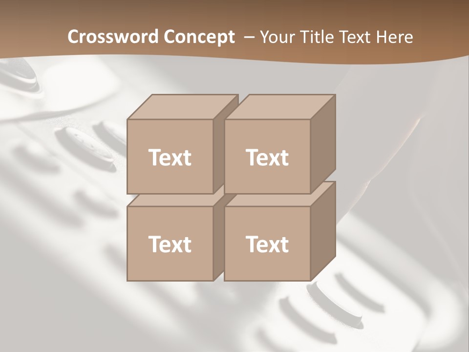 A Person Pushing A Button On A Telephone PowerPoint Template