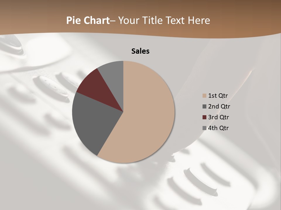 A Person Pushing A Button On A Telephone PowerPoint Template