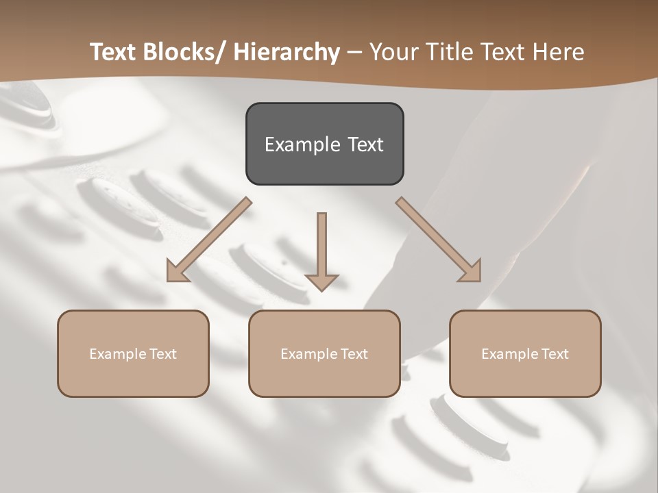 A Person Pushing A Button On A Telephone PowerPoint Template