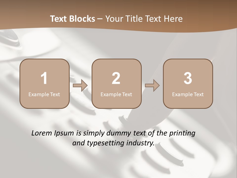A Person Pushing A Button On A Telephone PowerPoint Template