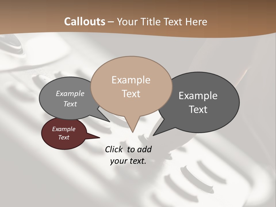 A Person Pushing A Button On A Telephone PowerPoint Template