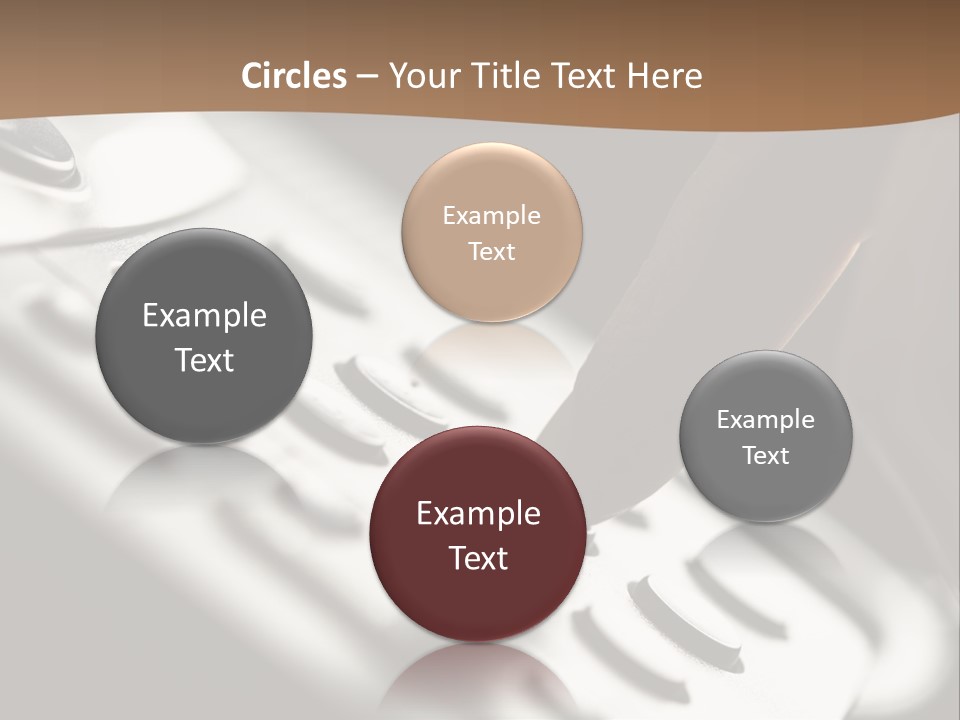 A Person Pushing A Button On A Telephone PowerPoint Template