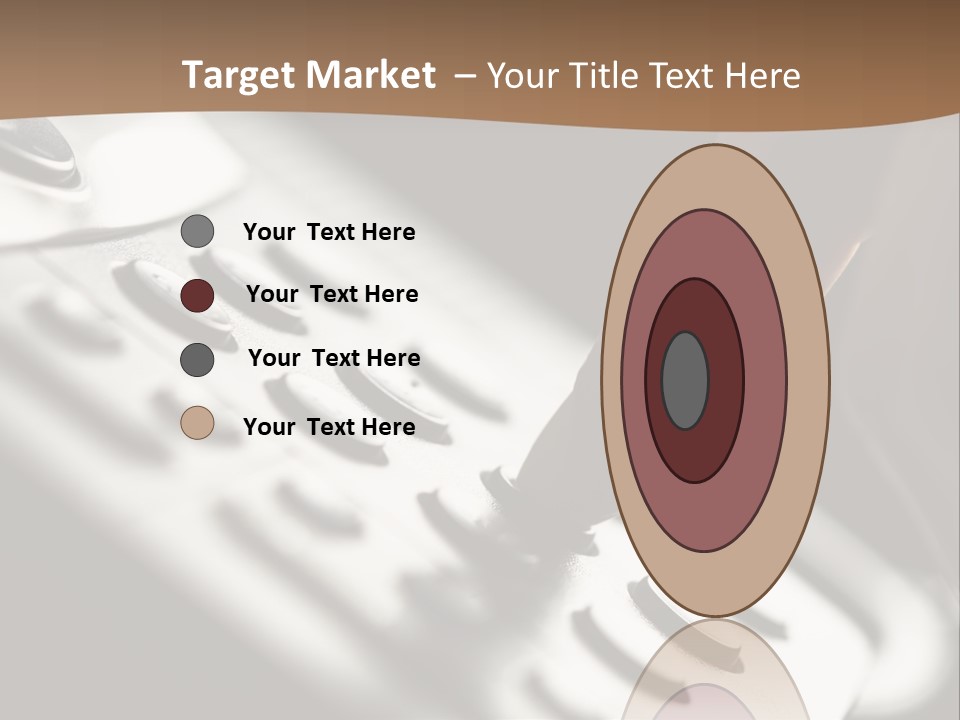 A Person Pushing A Button On A Telephone PowerPoint Template