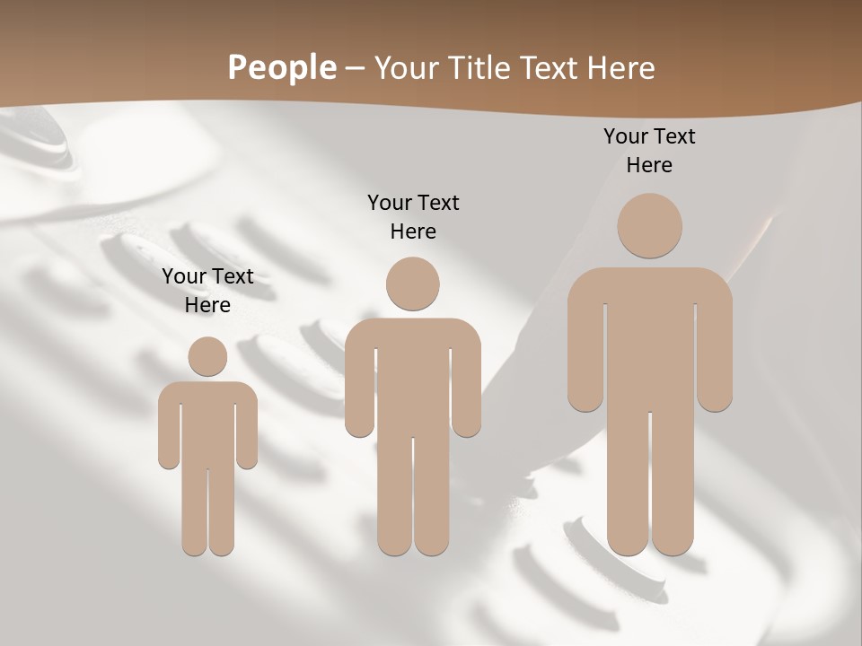 A Person Pushing A Button On A Telephone PowerPoint Template