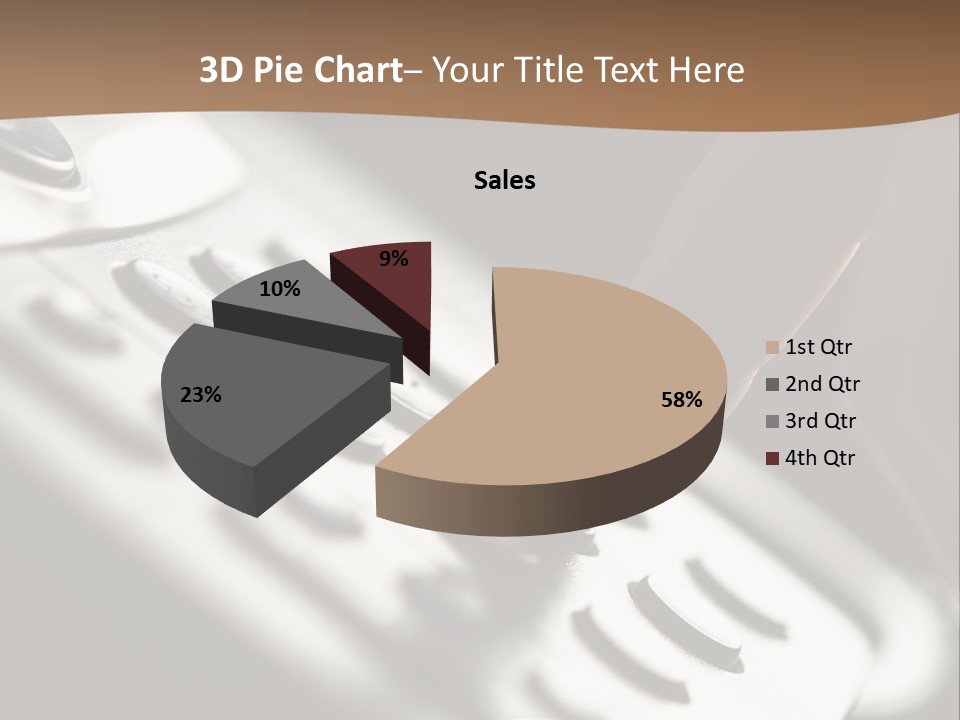 A Person Pushing A Button On A Telephone PowerPoint Template