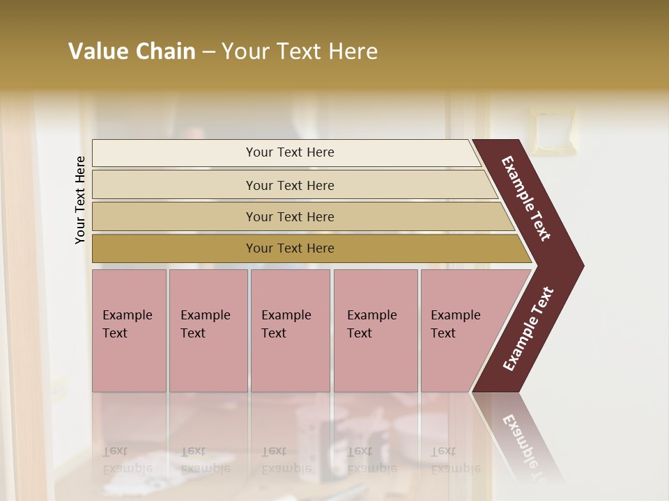 A Man Standing In A Room With Tools On The Floor PowerPoint Template