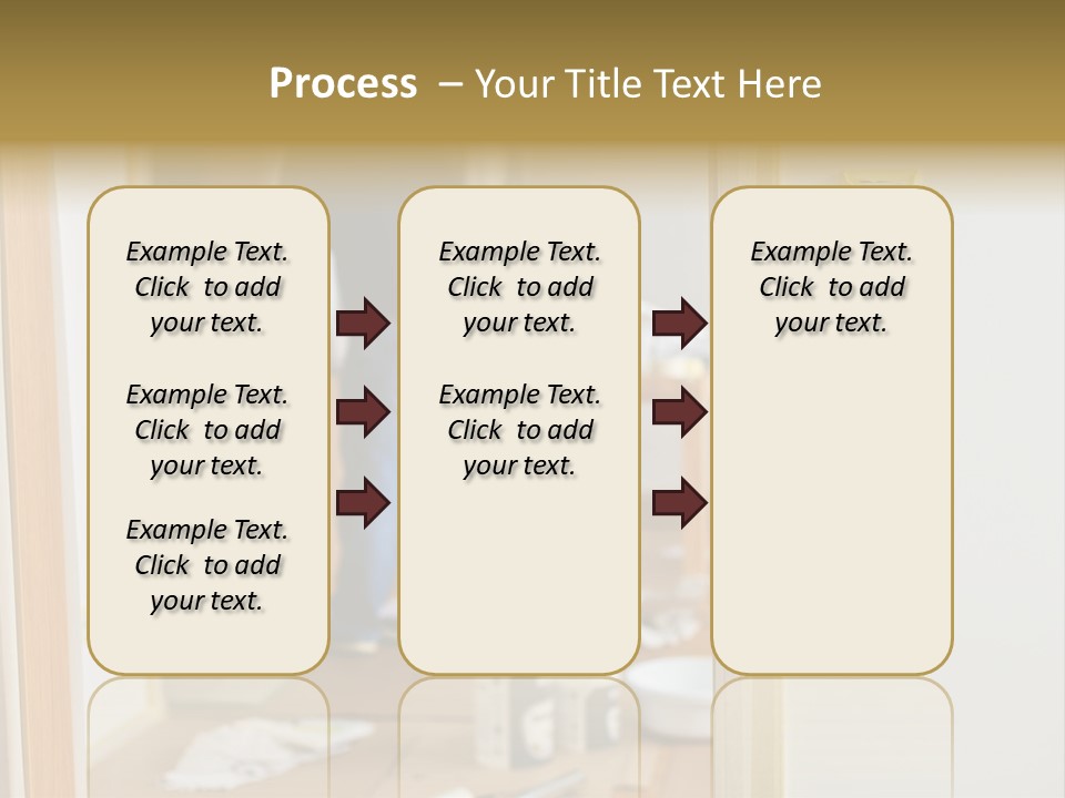 A Man Standing In A Room With Tools On The Floor PowerPoint Template