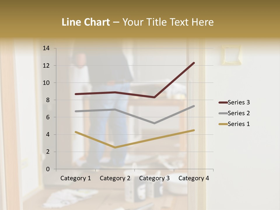 A Man Standing In A Room With Tools On The Floor PowerPoint Template