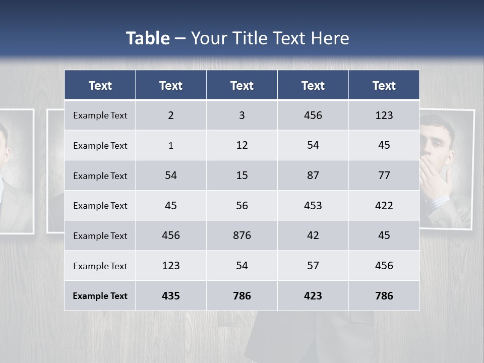 A Man In A Suit Is Holding His Hand Up To His Face PowerPoint Template