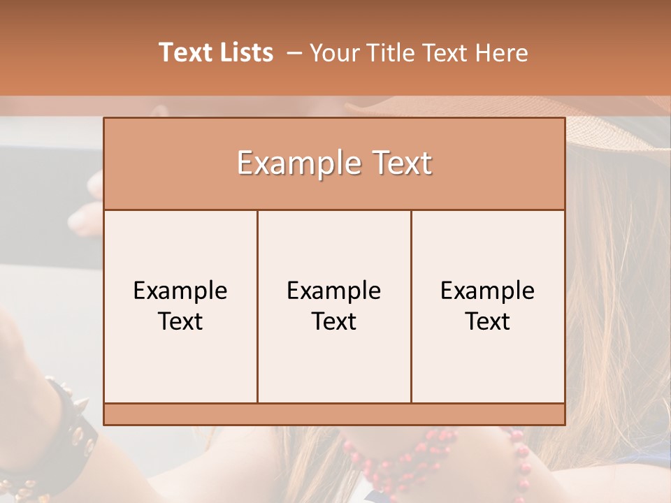 A Woman Taking A Picture With Her Cell Phone PowerPoint Template