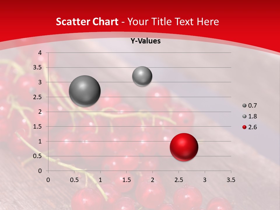 A Bunch Of Red Berries Sitting On Top Of A Wooden Table PowerPoint Template